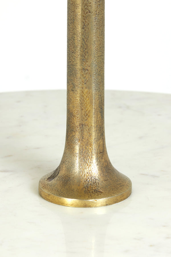 5-Tier Display Tower Ø79x175 cm in White Vermentino Marble