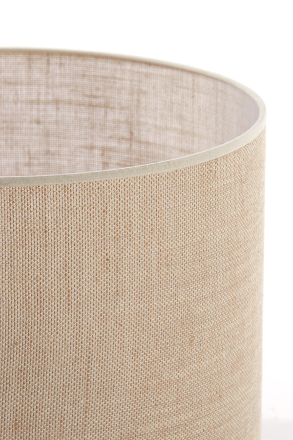 Golden Sand Linen Drum Shade 40-40-30 cm