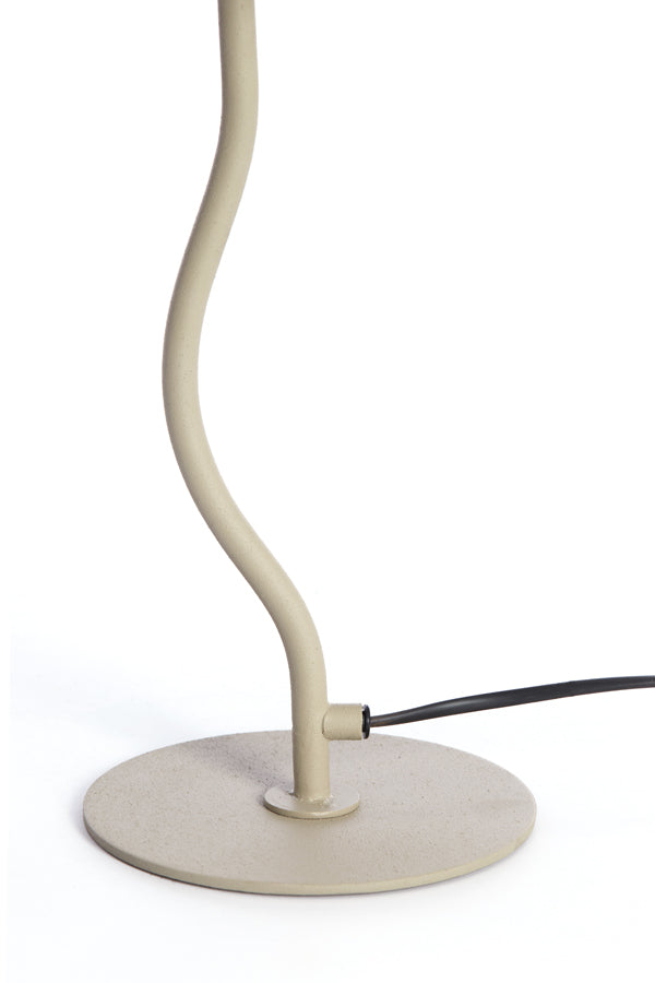 Elimo Matte Light Grey Table Lamp 25x50 cm