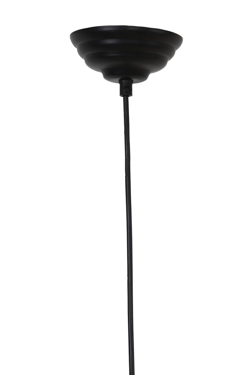 Sleek Black Pendant Lamp Ø31x40 cm Abby