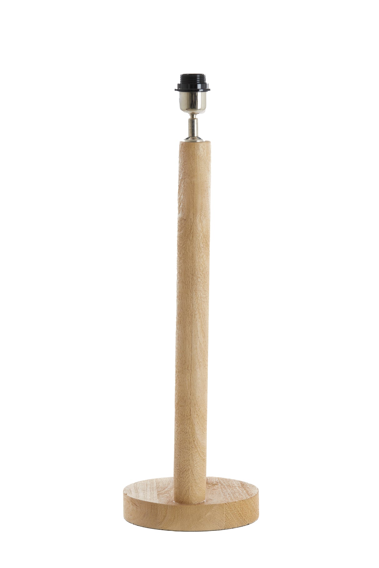 Natural Wood Textured Lamp Base 20x55 cm