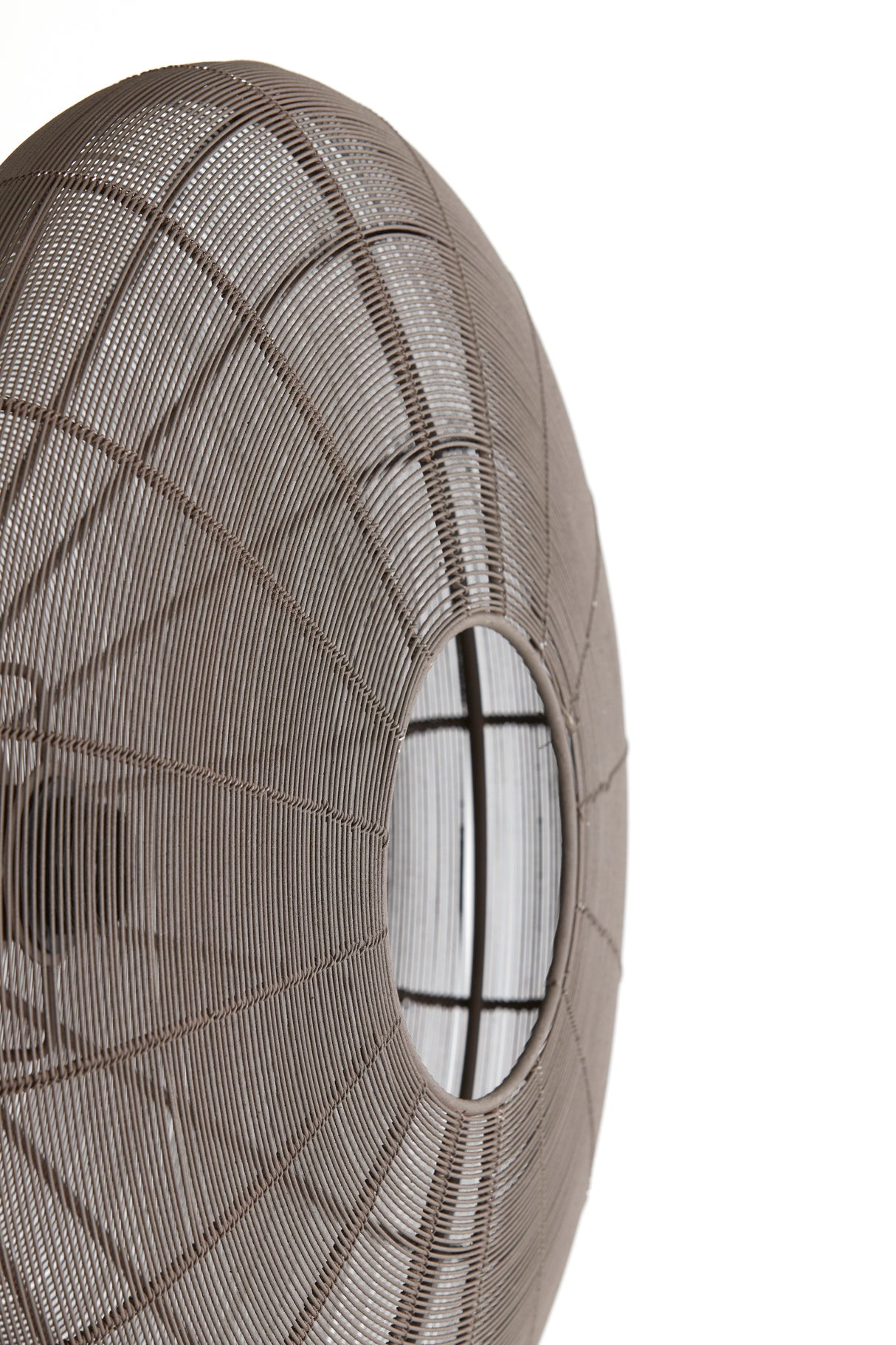Rustic Modern Pendant Lamp - Matt Dark Brown Finish