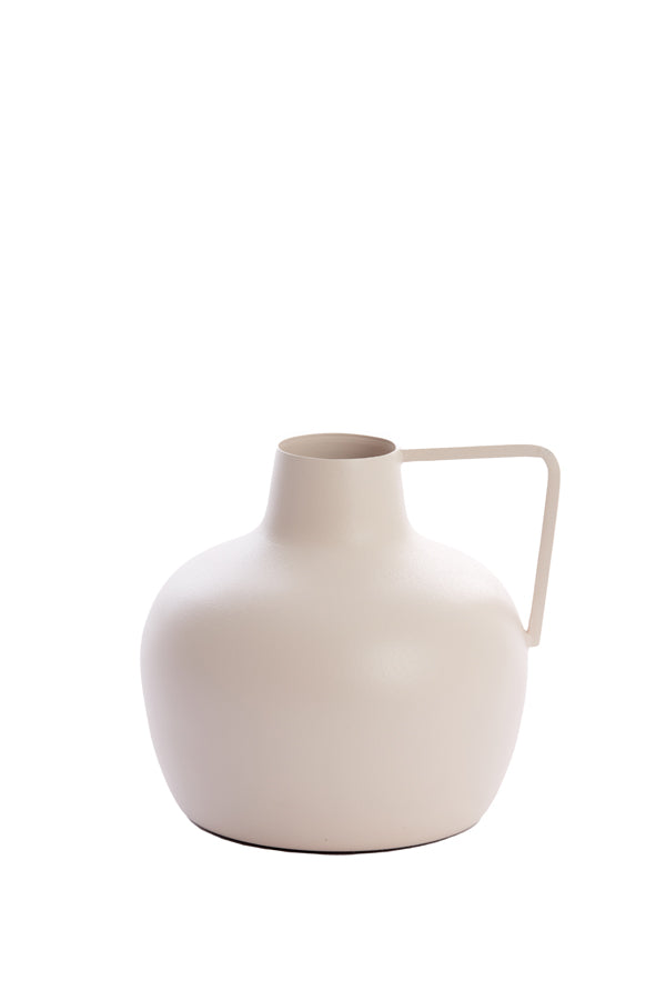 Elegant Cream Vase Ø17x18 cm - Mery Design