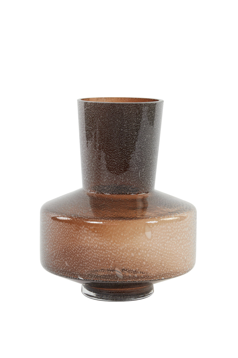 Amber Elegance Glass Vase Ø23.5x29.5 cm