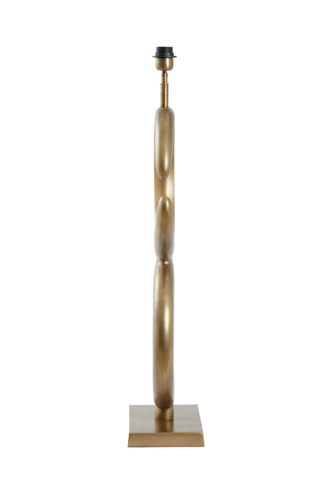 Antique Bronze Lune Lamp Base 36x18x86 cm