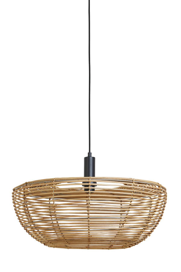 Milan Natural Rattan Hanging Lamp Ø60x25 cm