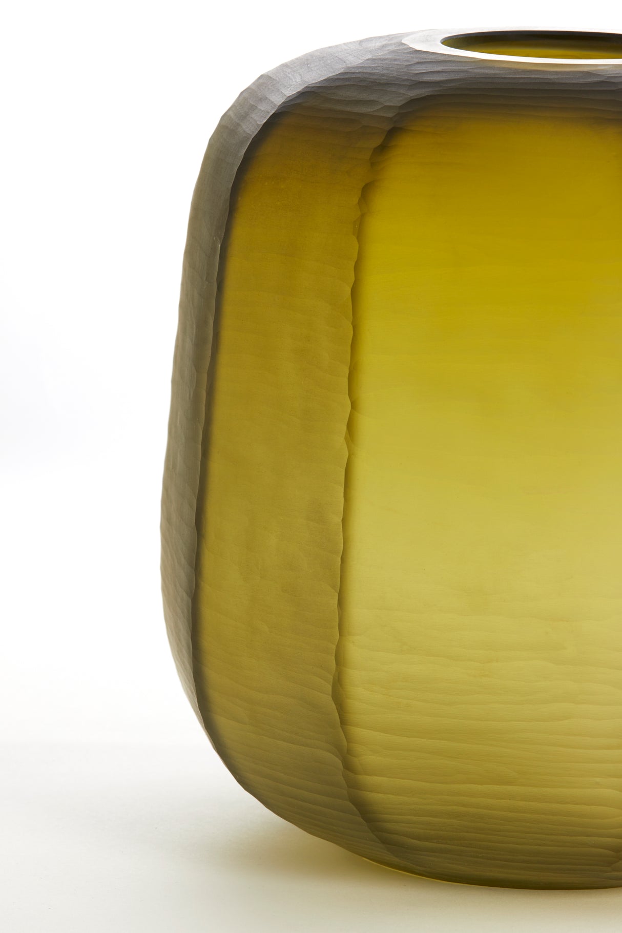 Vibrant Yellow-Green Pacengo Vase Ø33x32 cm