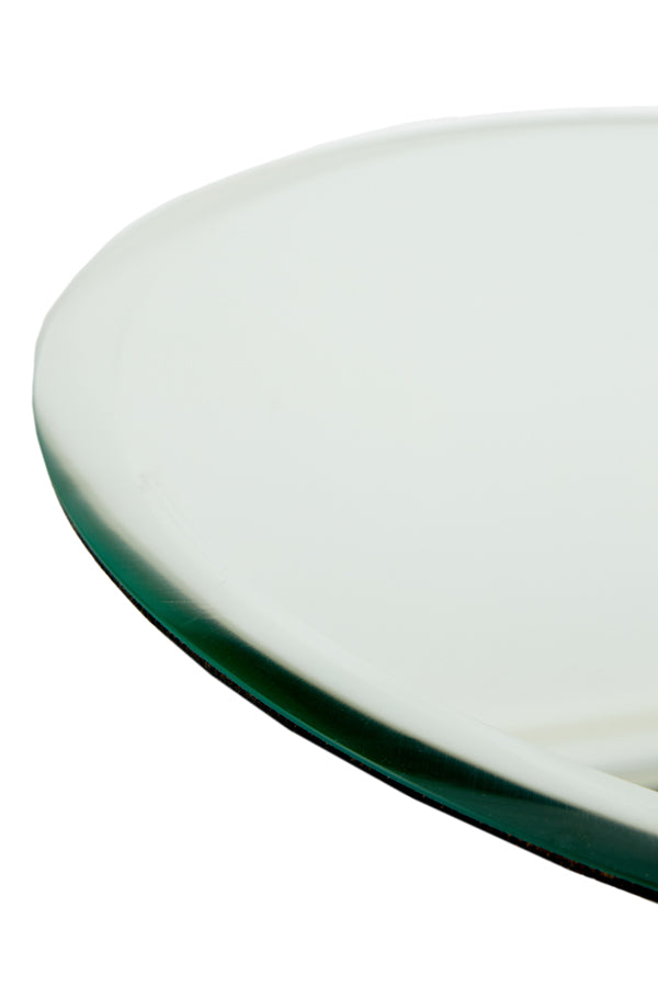 Round Wall Mirror Ø90 cm Sorio with Clear Glass