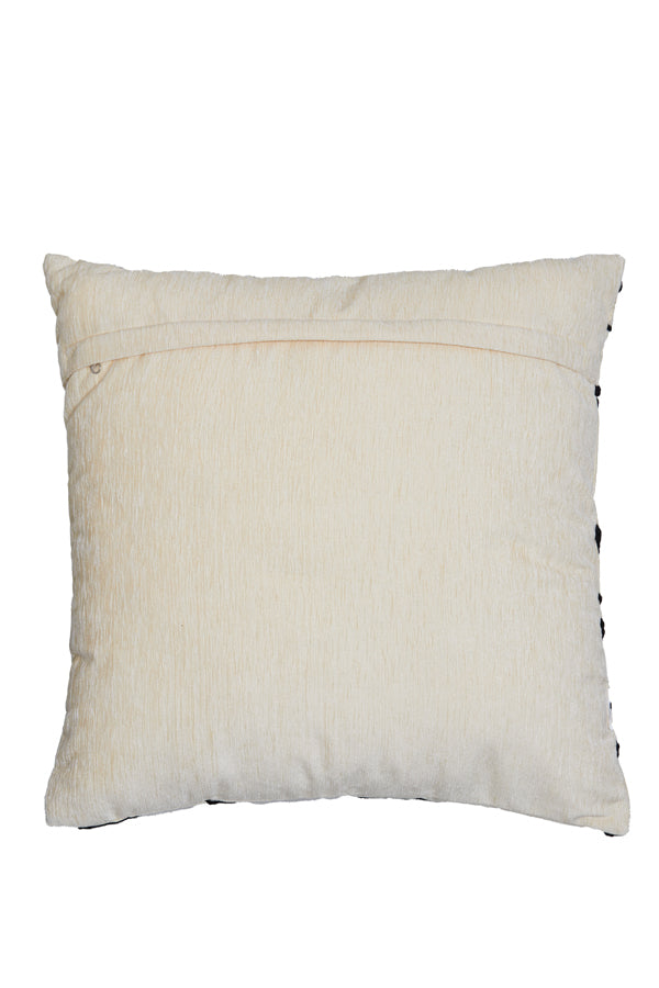 Cushion 45x45 cm Castro Beige & Ebony Contrast