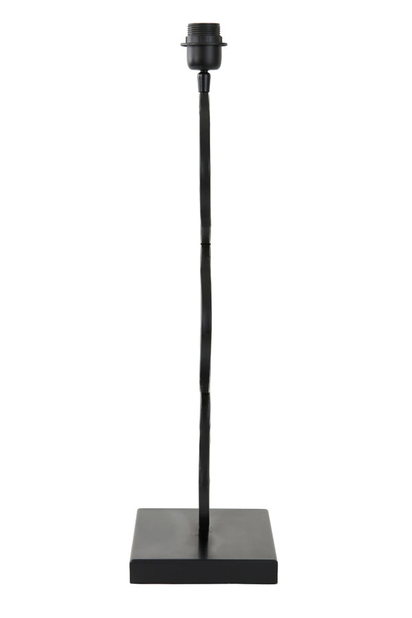 Elegant Stelius Black Matte Table Lamp Base 33x17x59 cm