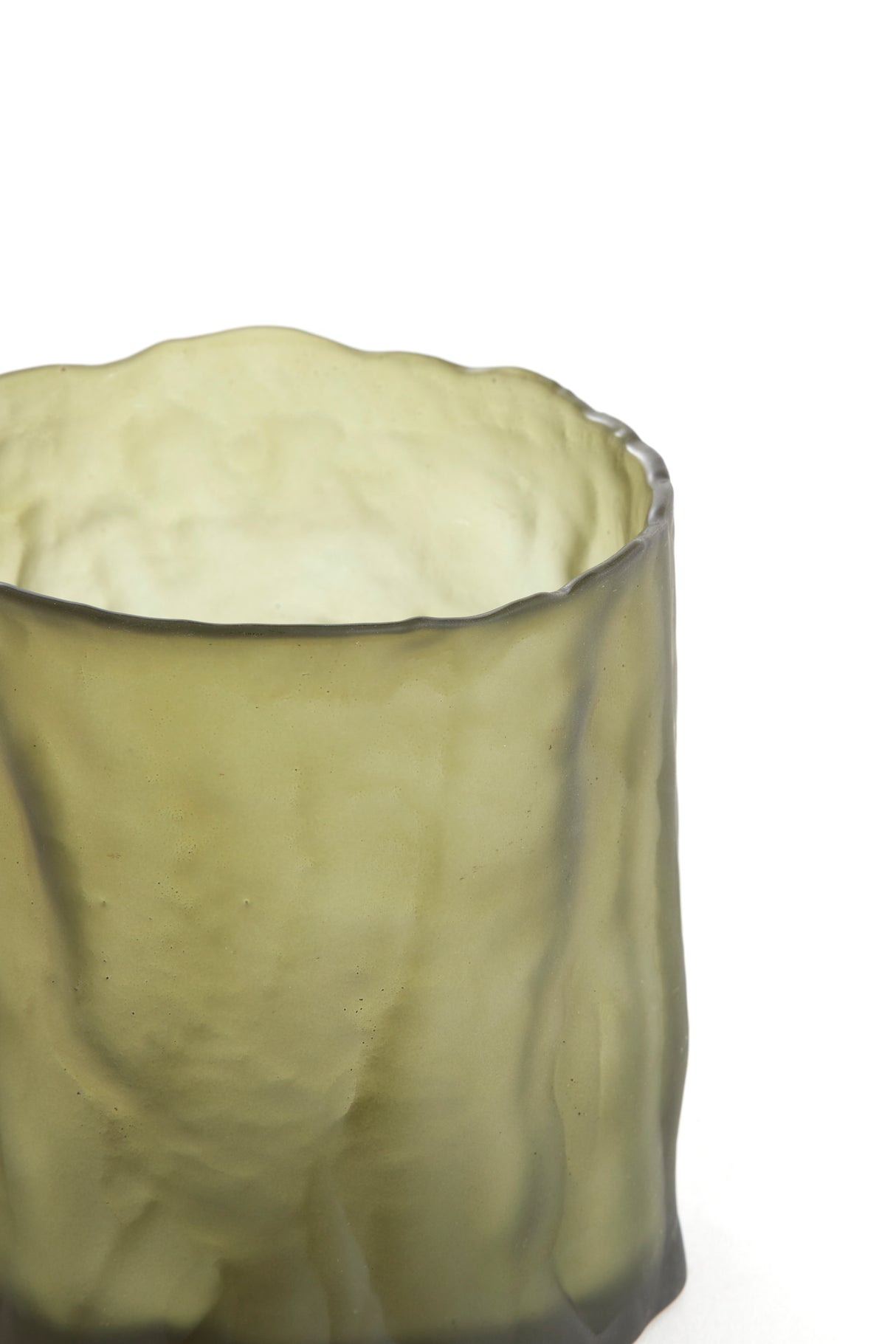 Choisey Matt Green Glass Tealight Holder Ø13x13 cm