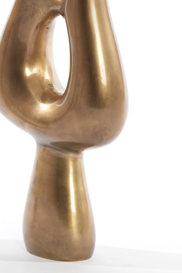 Elegant Antique Bronze Kotani Vase - 20x5.5x39 cm