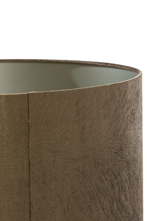 Rustic Brown Cylinder Shade 50-50-38 cm