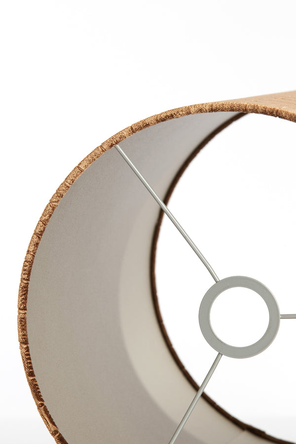 Praya Brown Cylindrical Shade 30x30x42 cm