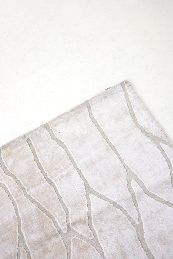 Contemporary Latis Light Grey and Brown Area Rug (300x200 cm)
