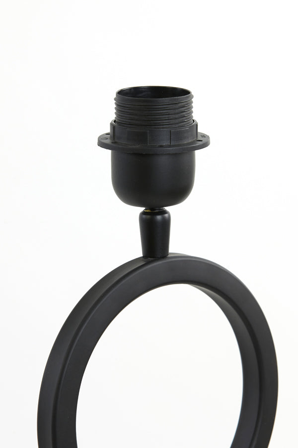 Elegant Stelios Matte Black Lamp Base 15x10x36 cm