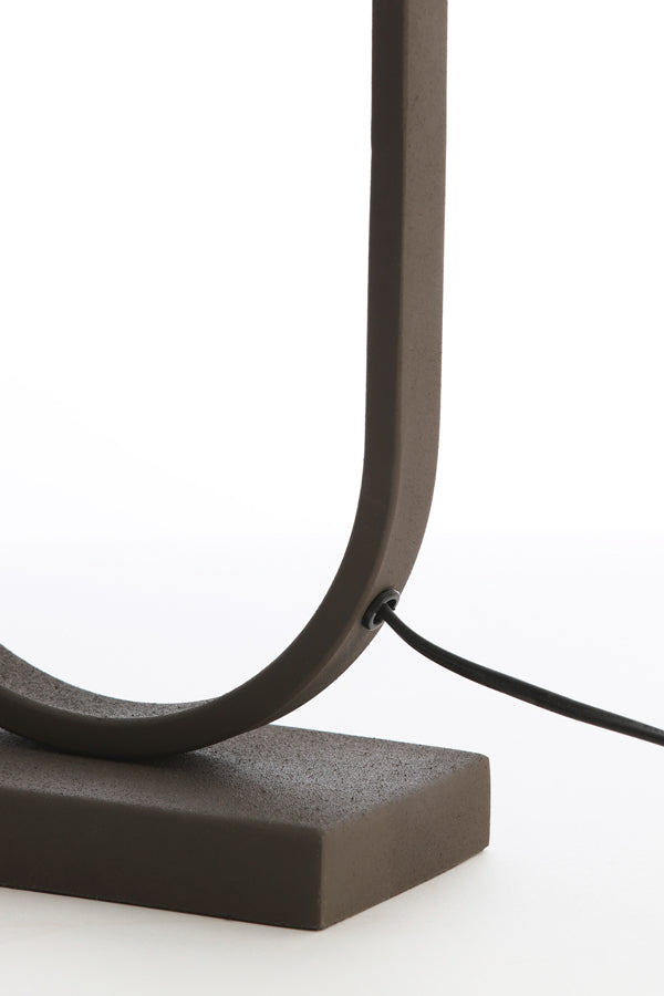 Rustic Elegance: Jamiri Brown Lamp Stand 20x13x55 cm