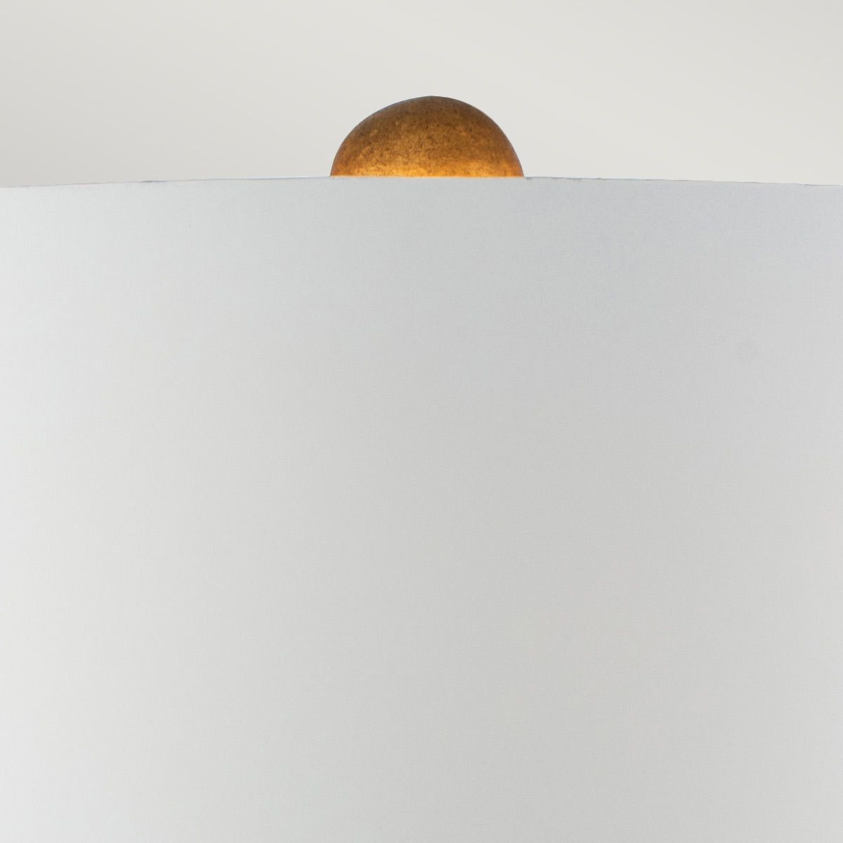 Elegant Neo White and Gold Leaf Table Lamp with Cylinder Shade