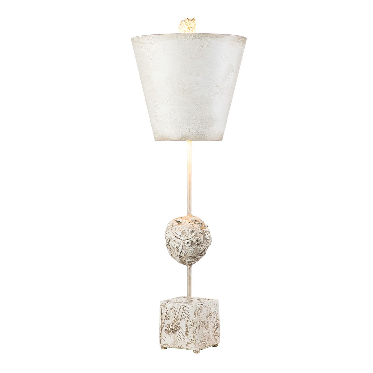 Petra 1lt Table Lamp - Bone White Bone White