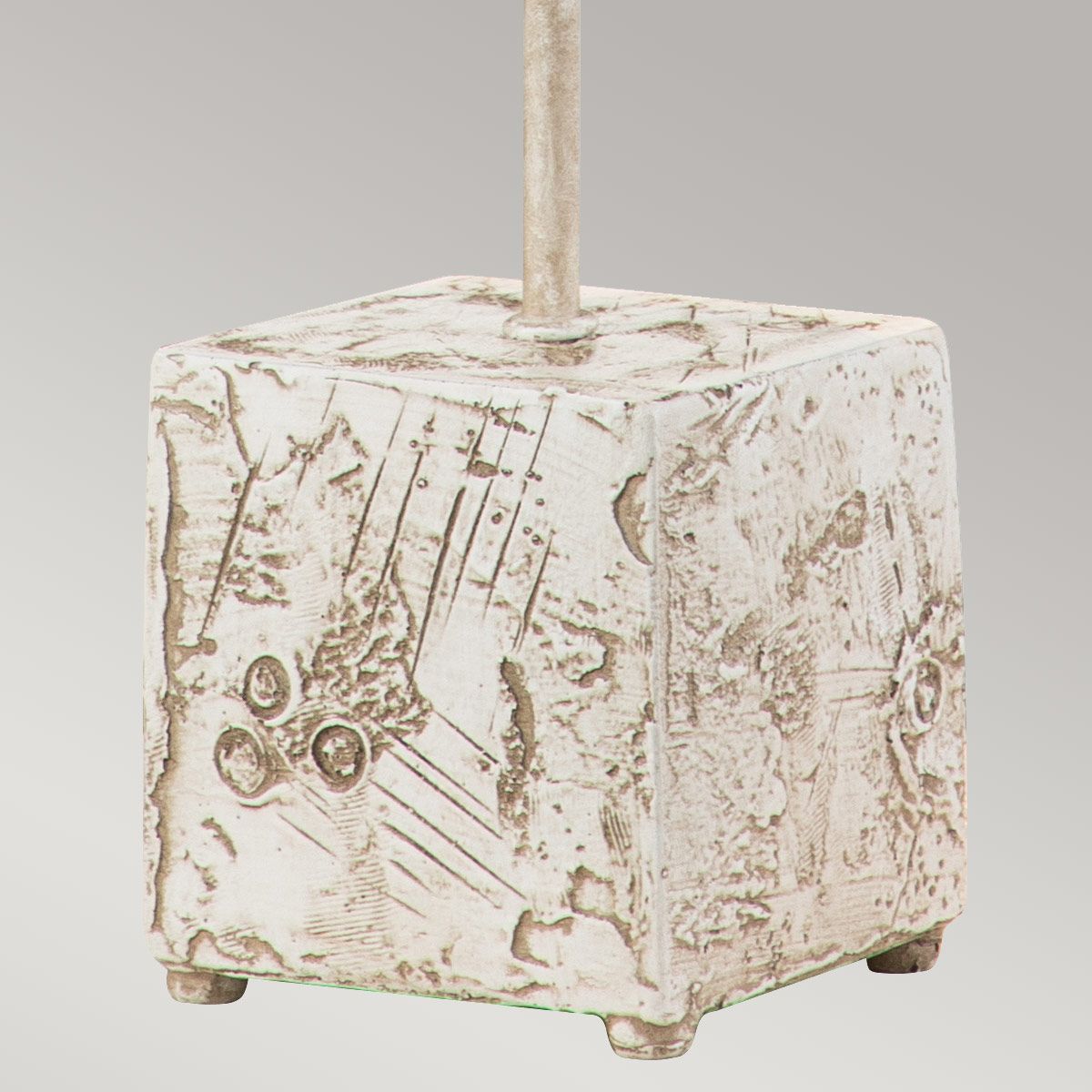 Petra 1lt Table Lamp - Bone White Bone White