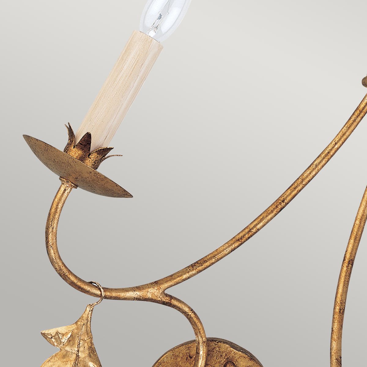 Gilded Gold Sweet Olive Dual Light Wall Fixture