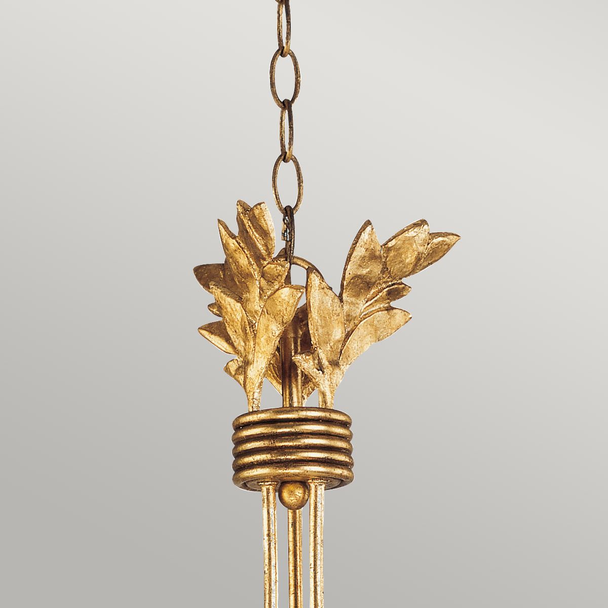 Sweet Olive 3-Light Chandelier in Elegant Gilded Gold Finish