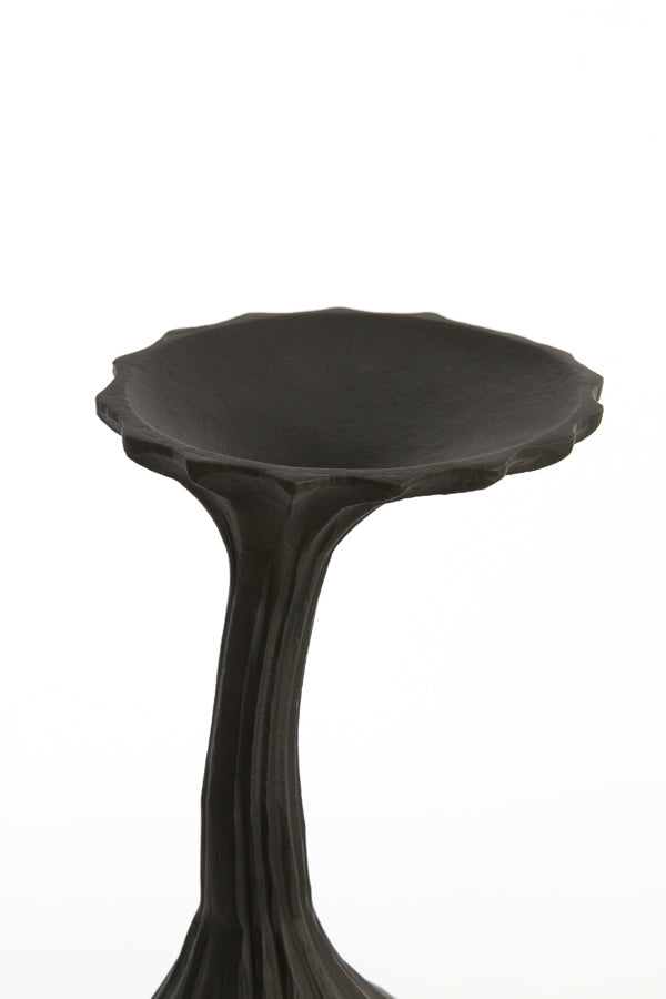 Modern Nyoko Matte Black Deco Vase 38cm