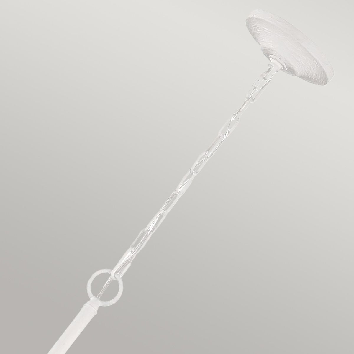 Annie Coastal 4-Light Plaster White Chandelier