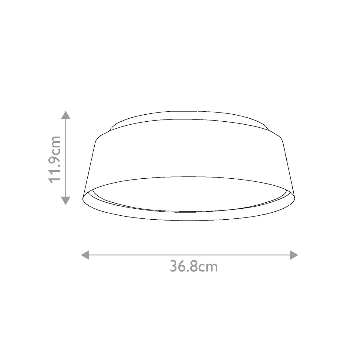 Asher Matte White 3-Light Elegant Flush Mount Fixture