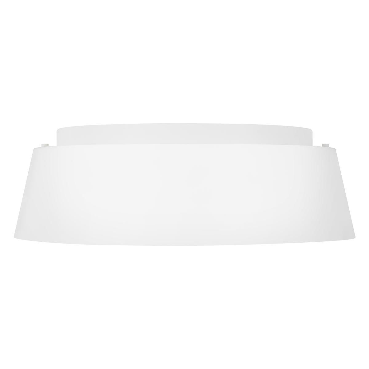 Asher Matte White 3-Light Elegant Flush Mount Fixture