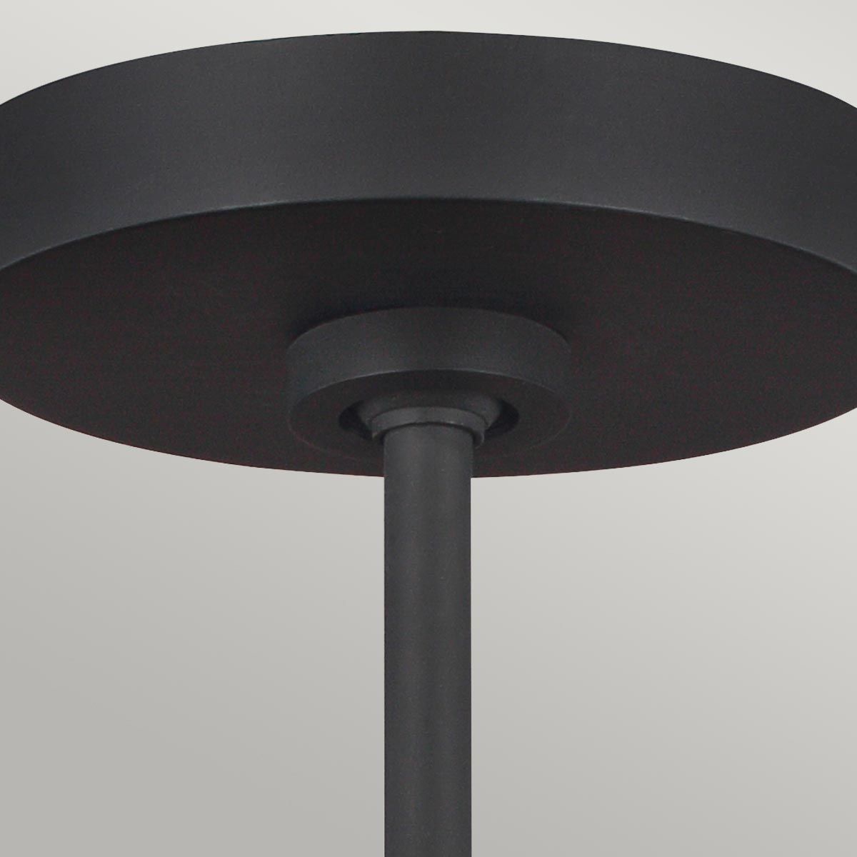 Midnight Black Asher 5-Light Pendant with Gold Leaf Interior