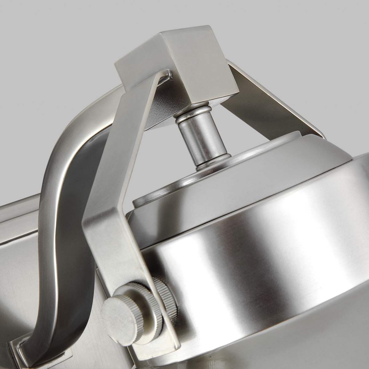 Boynton Coastal-Style Exterior Wall Lantern in Brushed Steel Finish
