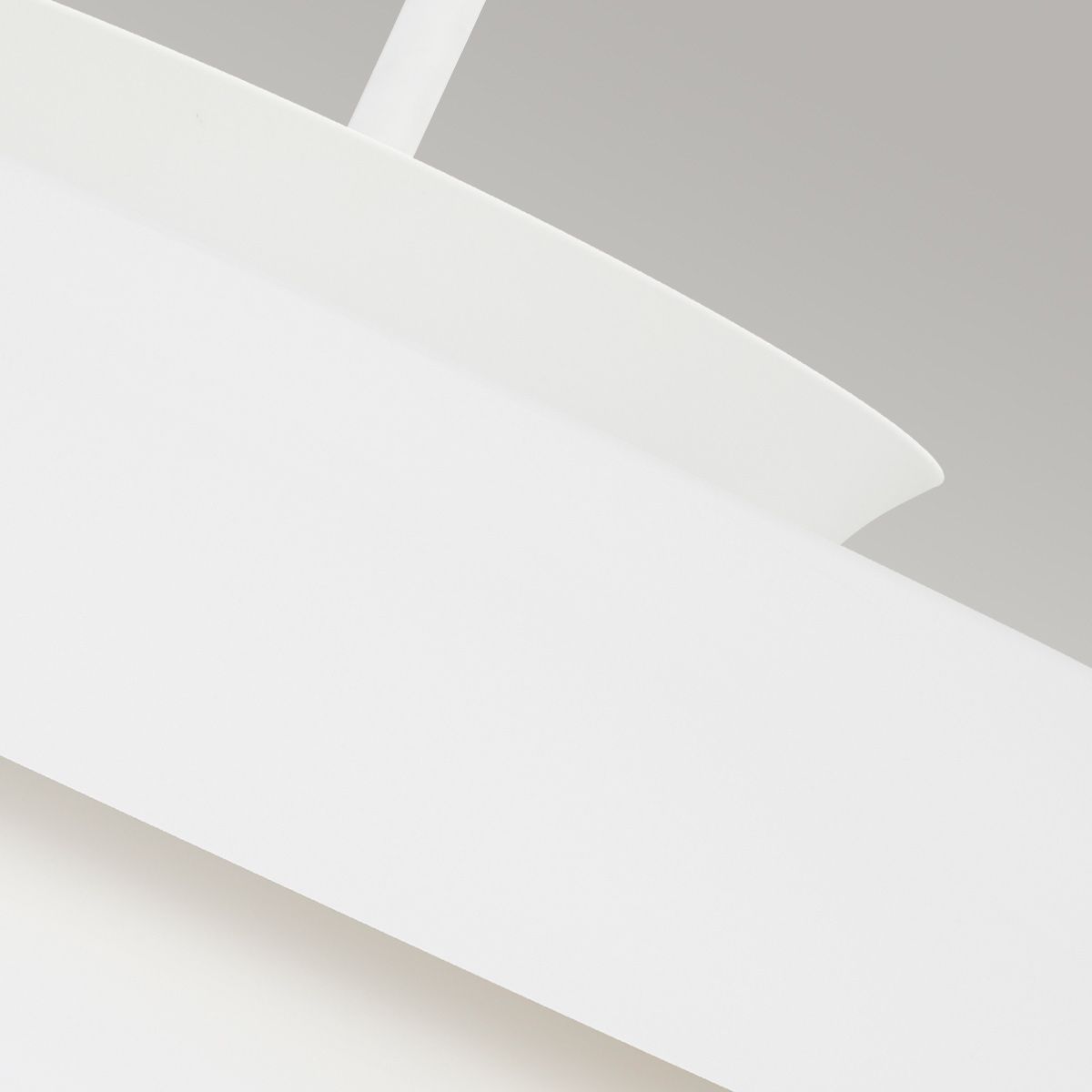 Brisbin Matte White Three-Tier Pendant Light