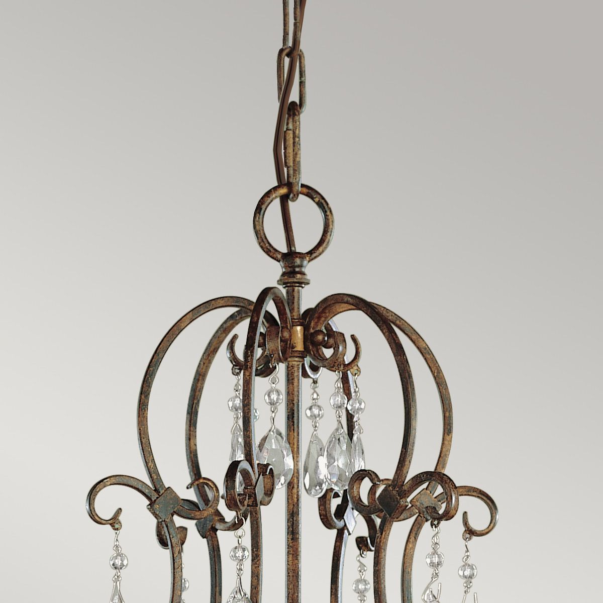 Chateau Mocha Bronze 6-Light European-Inspired Chandelier