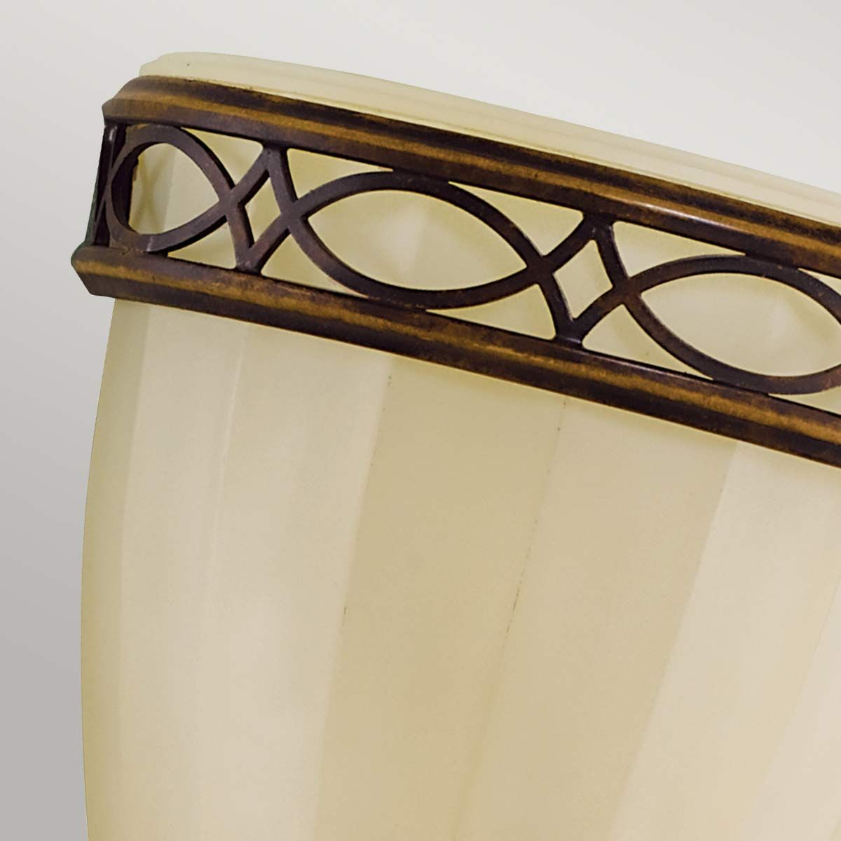 Edwardian Elegance Wall Uplighter - Warm Walnut Finish