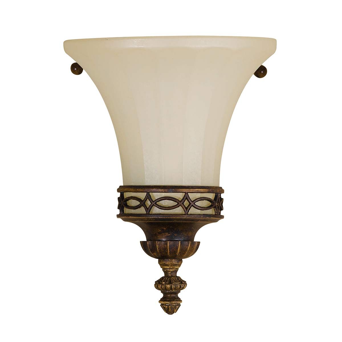 Walnut Edwardian Elegance Wall Sconce