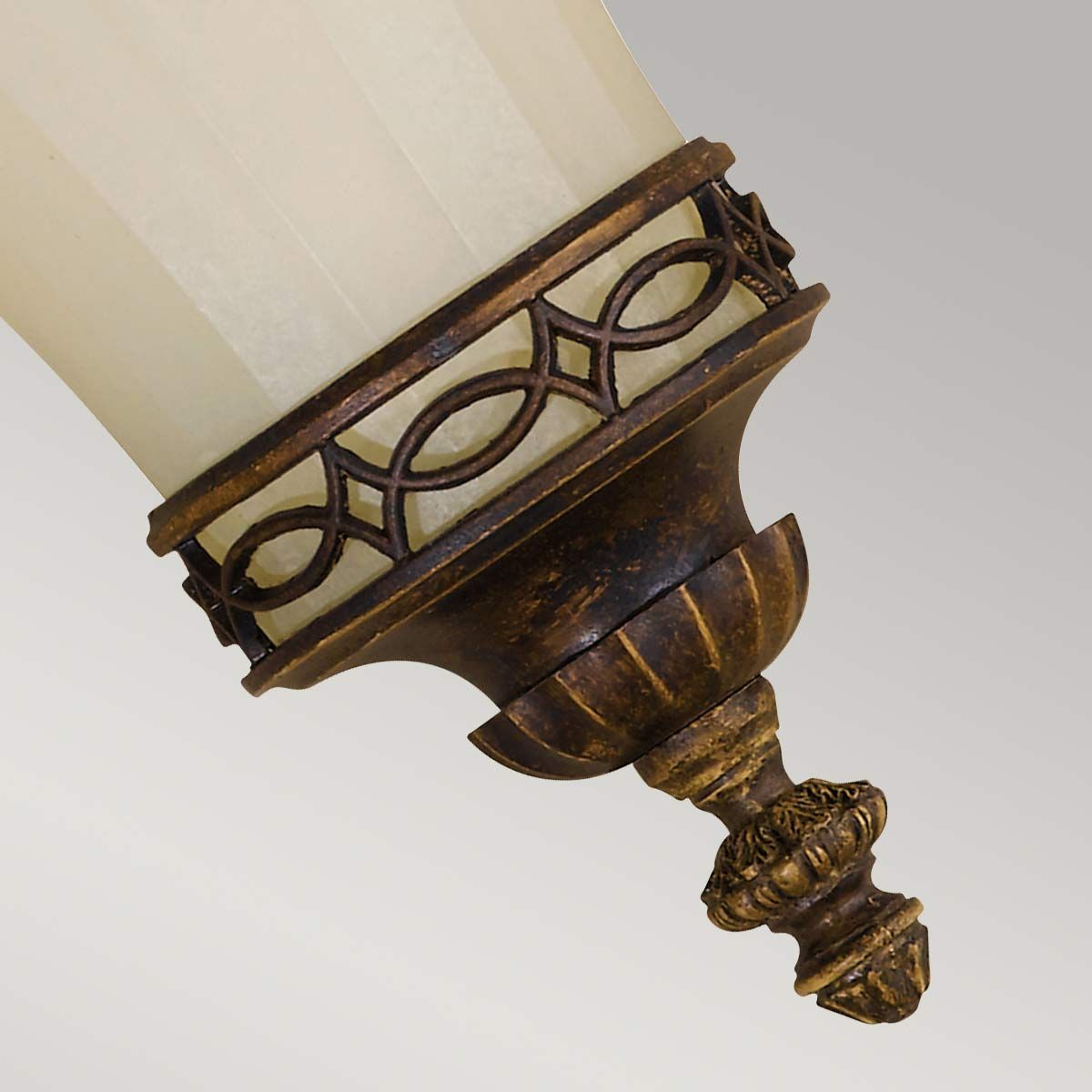 Walnut Edwardian Elegance Wall Sconce