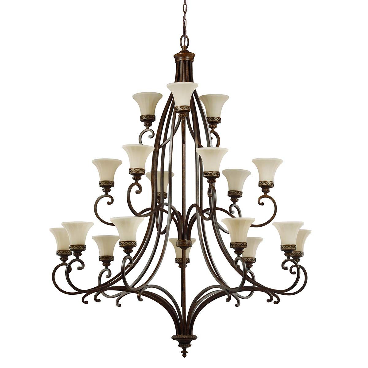 Edwardian Elegance 18 Light Interior Chandelier