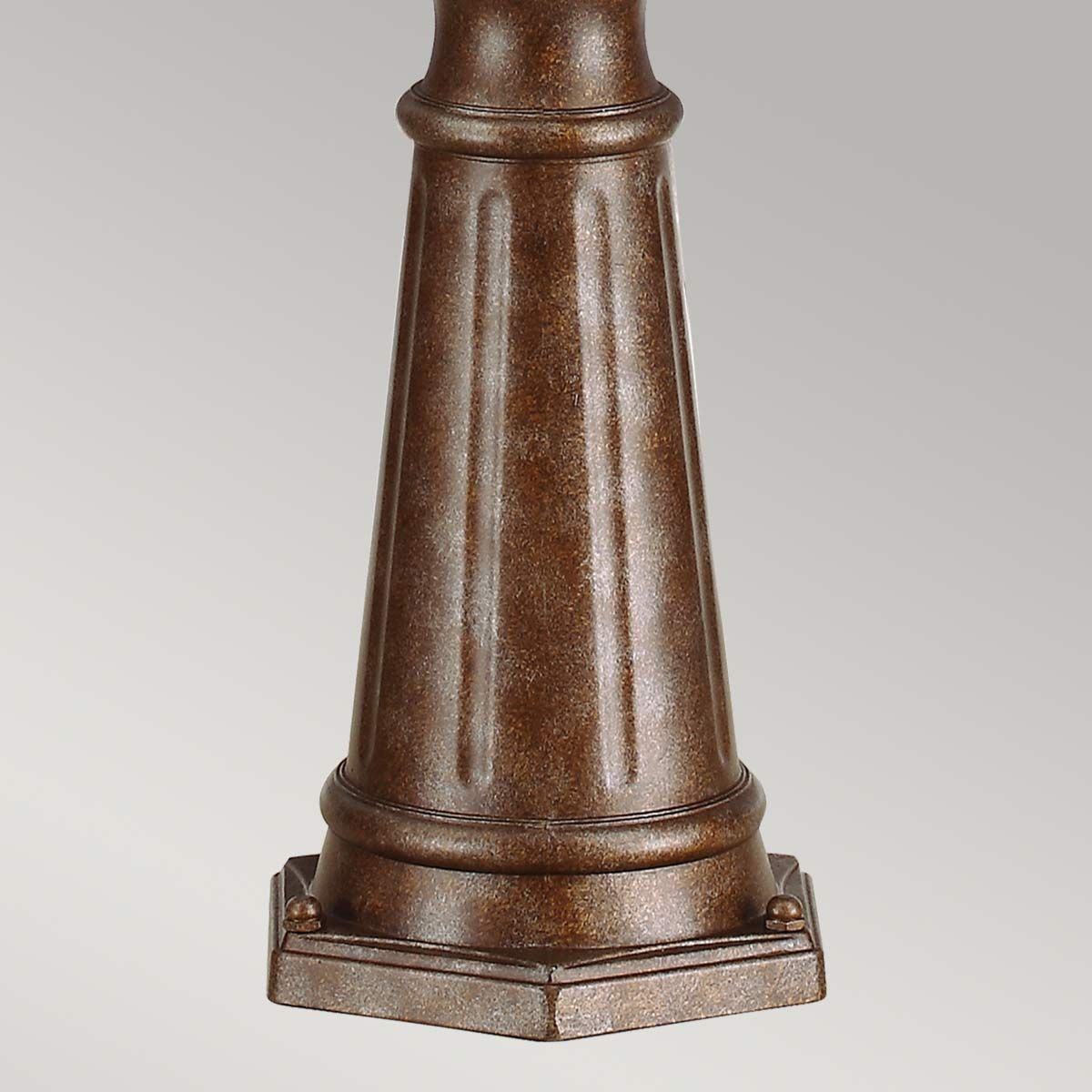 Medium Victorian Aged Bronze Avenue Lantern Post Light