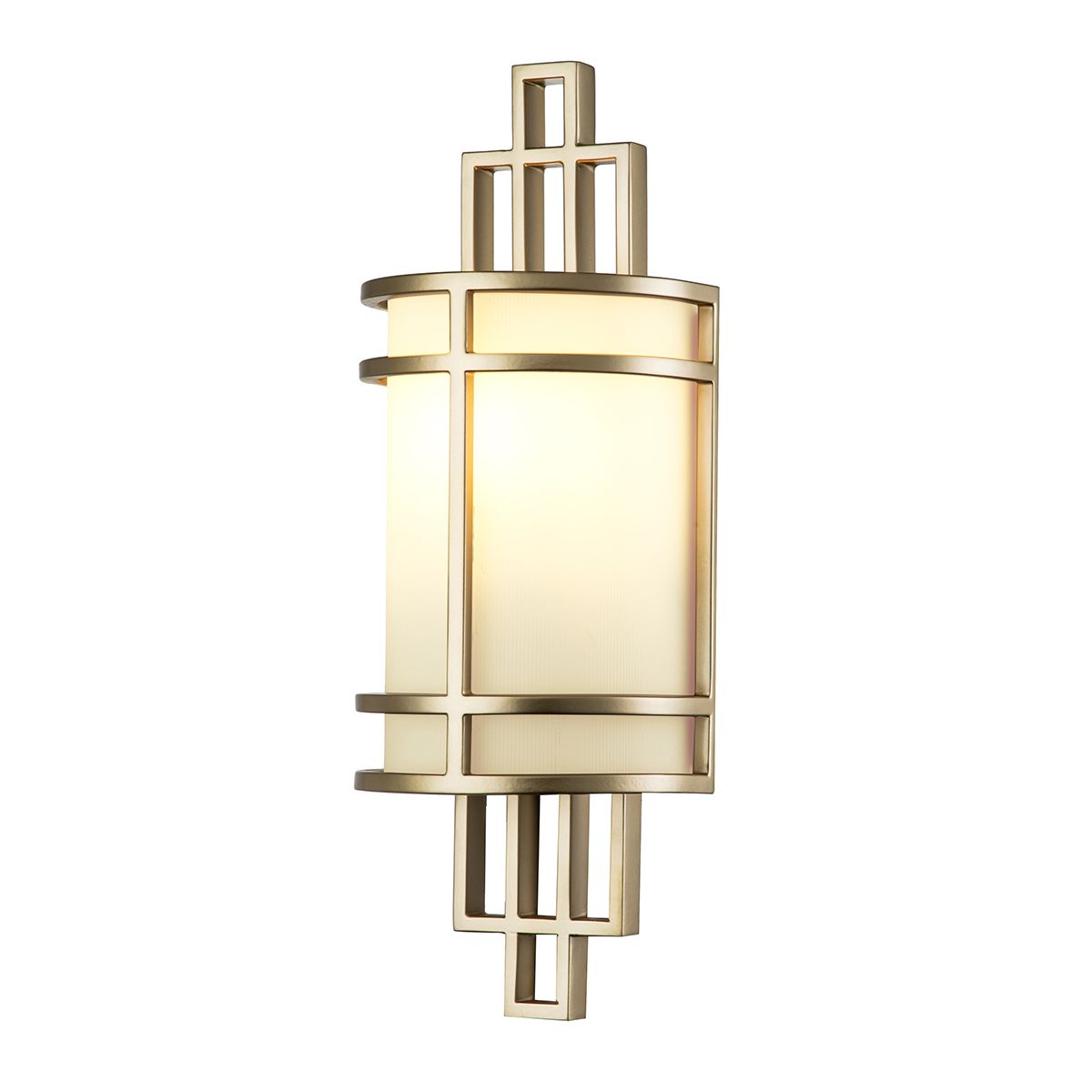 Fusion 1lt Wall Light Painted Natural Brass