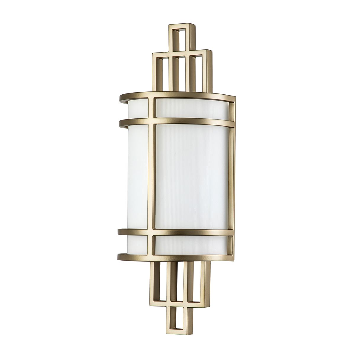Fusion 1lt Wall Light Painted Natural Brass