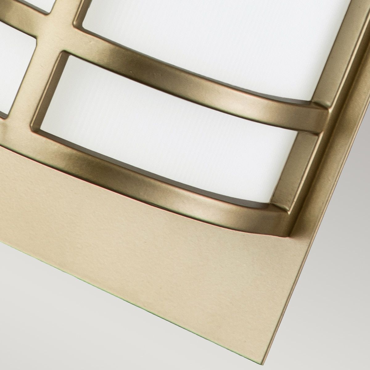 Fusion 2lt Wall Light Painted Natural Brass