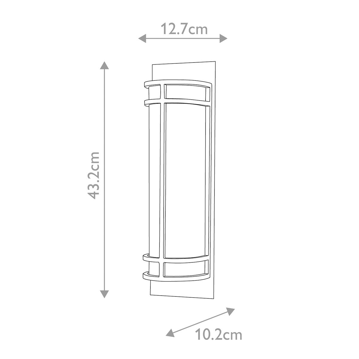 Fusion 2lt Wall Light Painted Natural Brass
