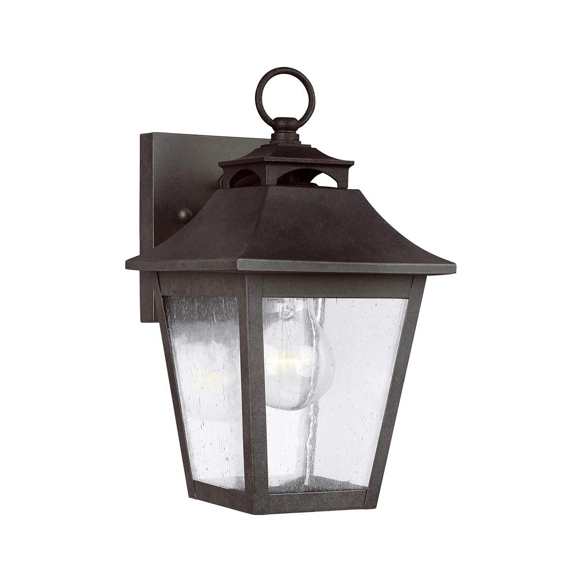 Galena 1-Light Exterior Sable Wall Lantern