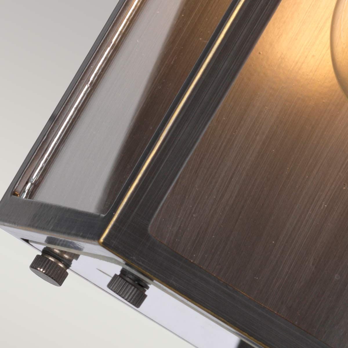 Glenview Prairie-Style Exterior Wall Lantern in Antique Bronze