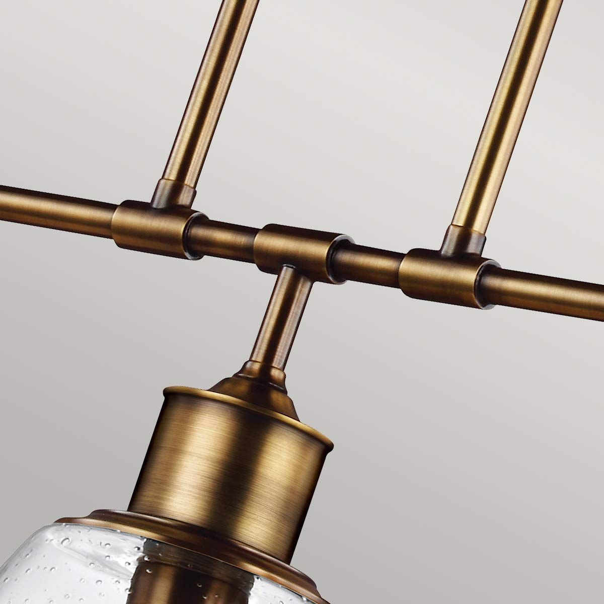Hobson Aged Brass 3-Light Island Pendant Chandelier