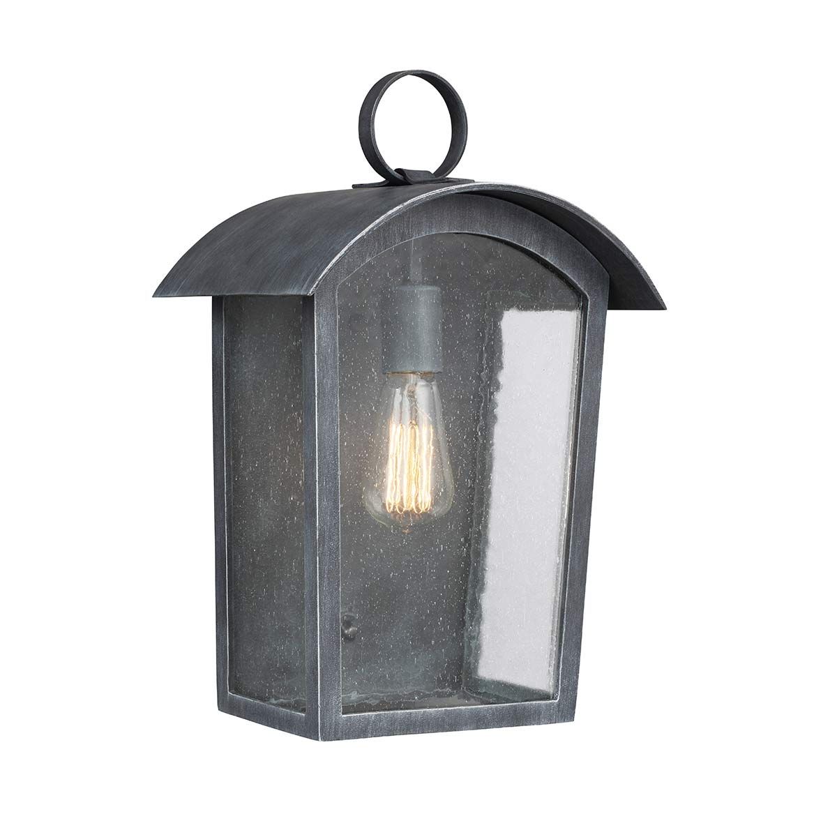 Hodges Ash Black Exterior Wall Lantern