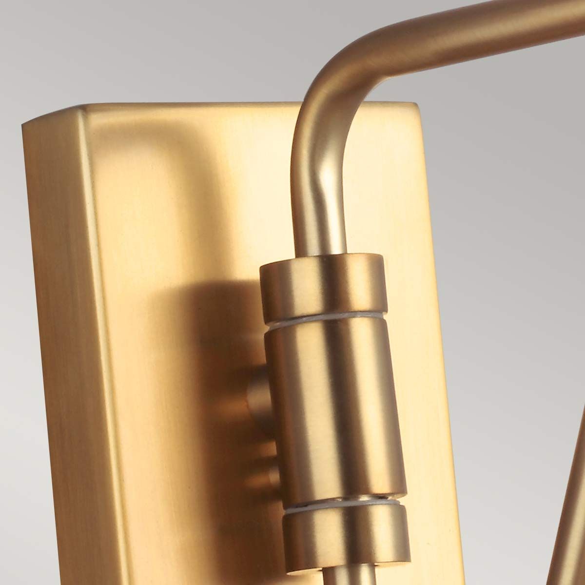 Joan 1 Light Interior Sconce - Midnight Black & Burnished Brass