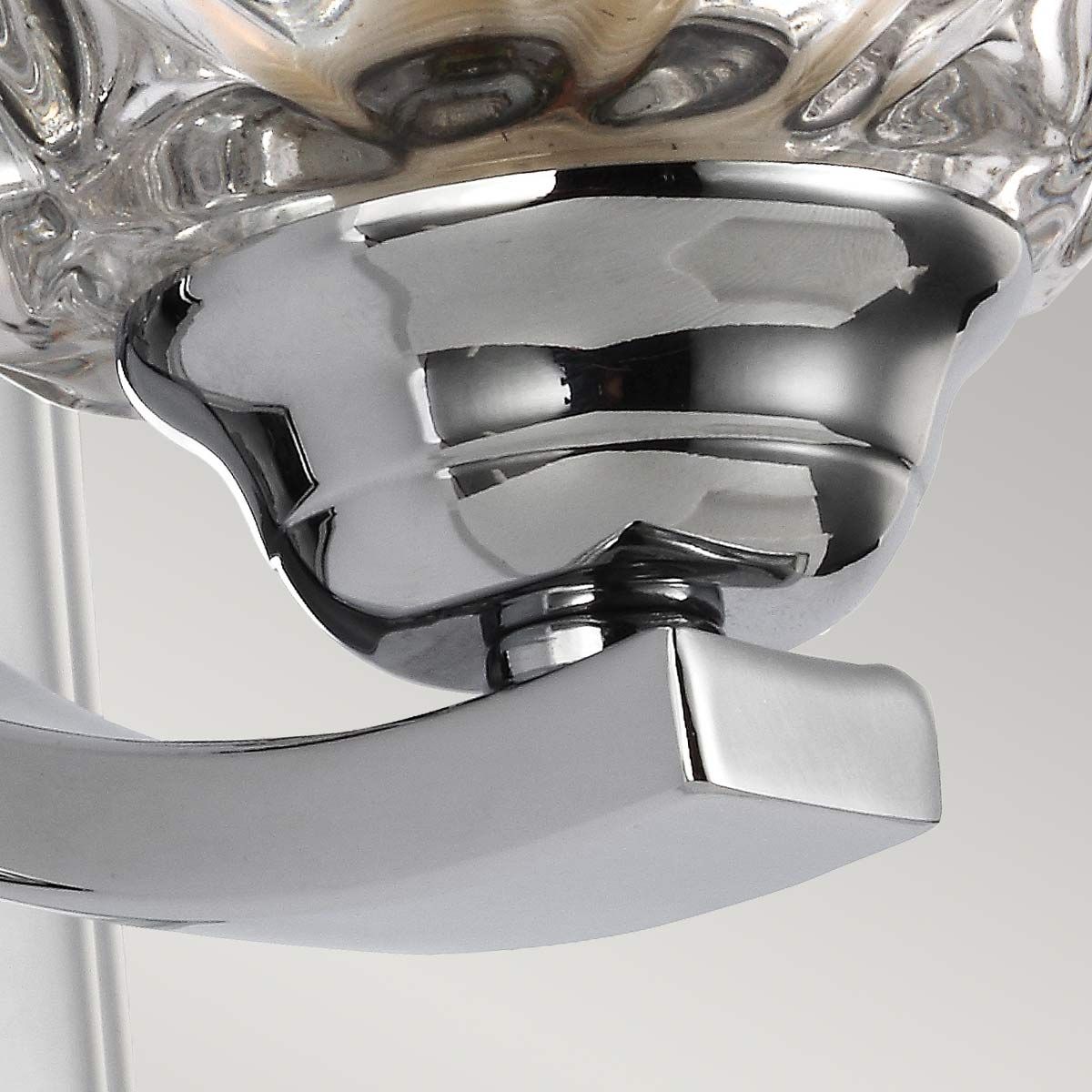 Kalli Polished Chrome Crystal Bathroom Wall Light