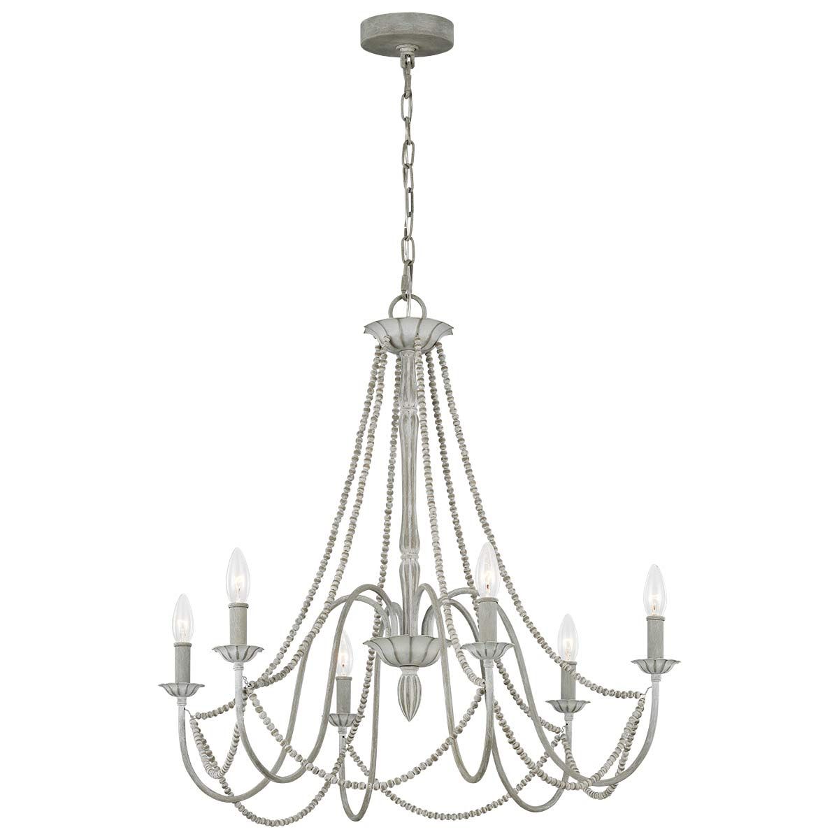 Maryville French Country 6-Light Weathered Chandelier
